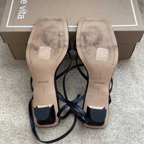 Dolce Vita Women’s Square Toe Block Heel Thong Sandals Size 7 - Picture 6 of 8